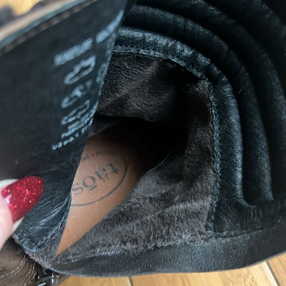 täōs genuine leather/suede combat boots - Picture 11 of 11